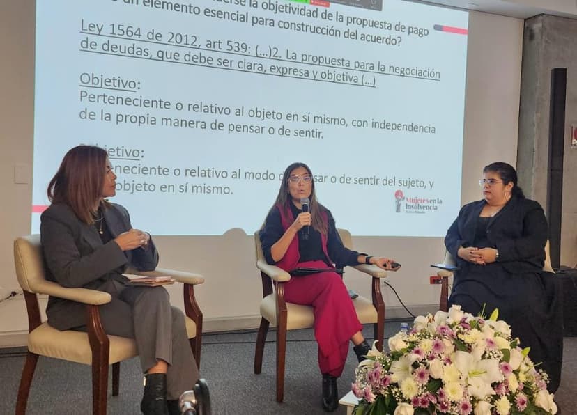 Panel de mujeres especialistas en insolvencia