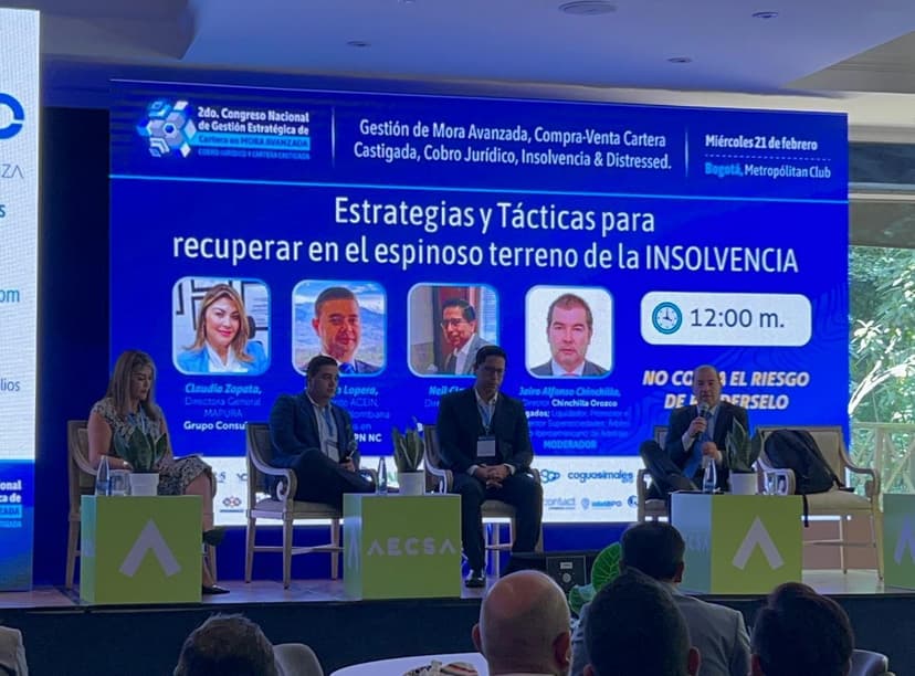 Dra. Claudia Mapura en panel sobre estrategias de insolvencia